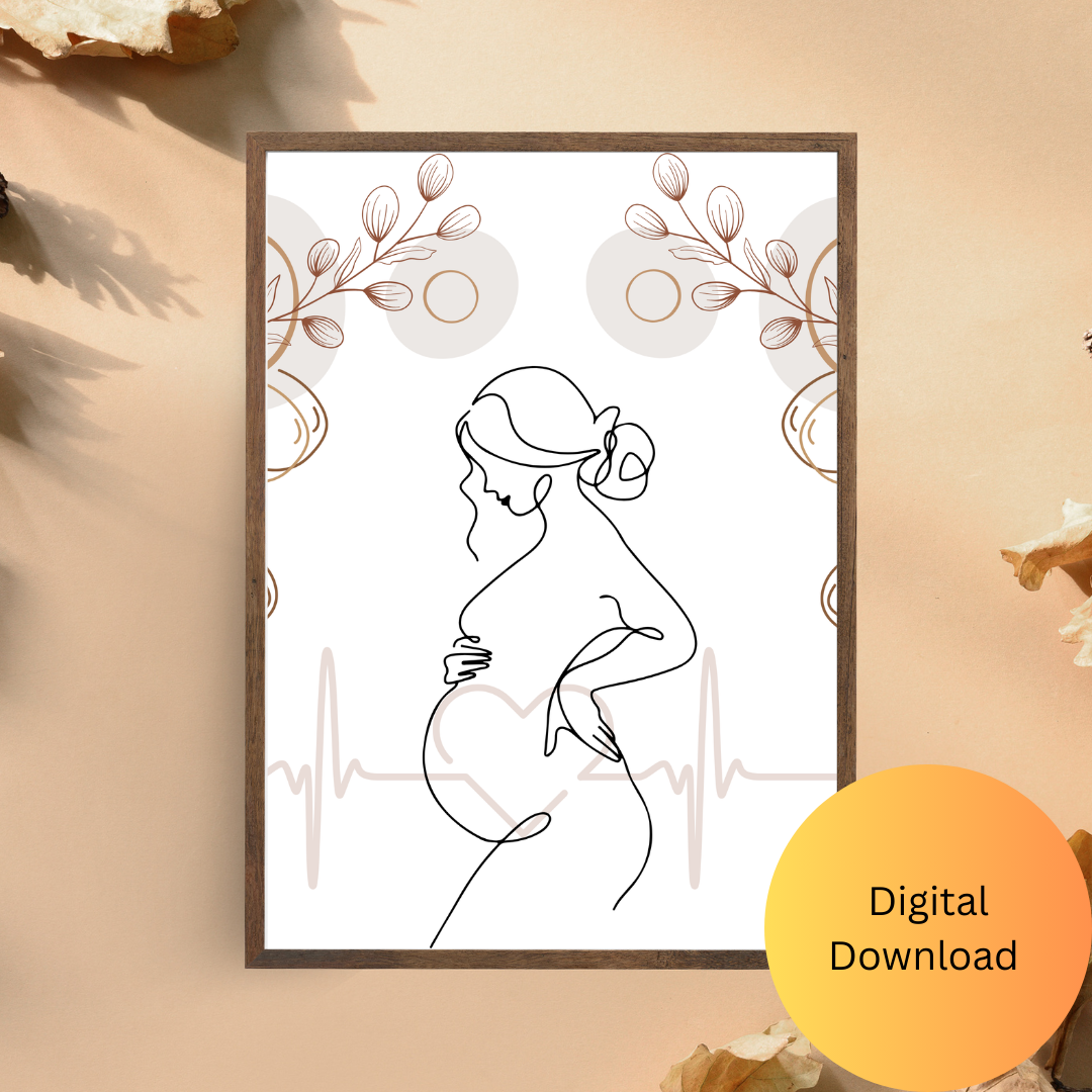 Baby on the Way – Digital Wall Art Download