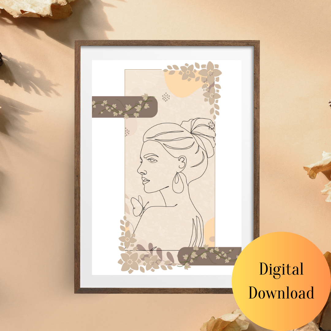 Butterfly Grace – Digital Wall Art Download