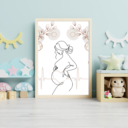 Baby on the way – Physical Wall Art Print