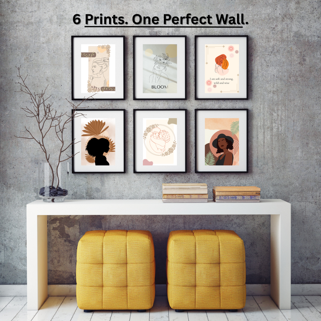 Boho Soul Collection – 6 Digital Prints