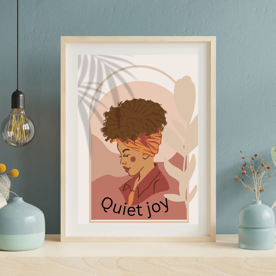 Quiet Joy – Framed Poster