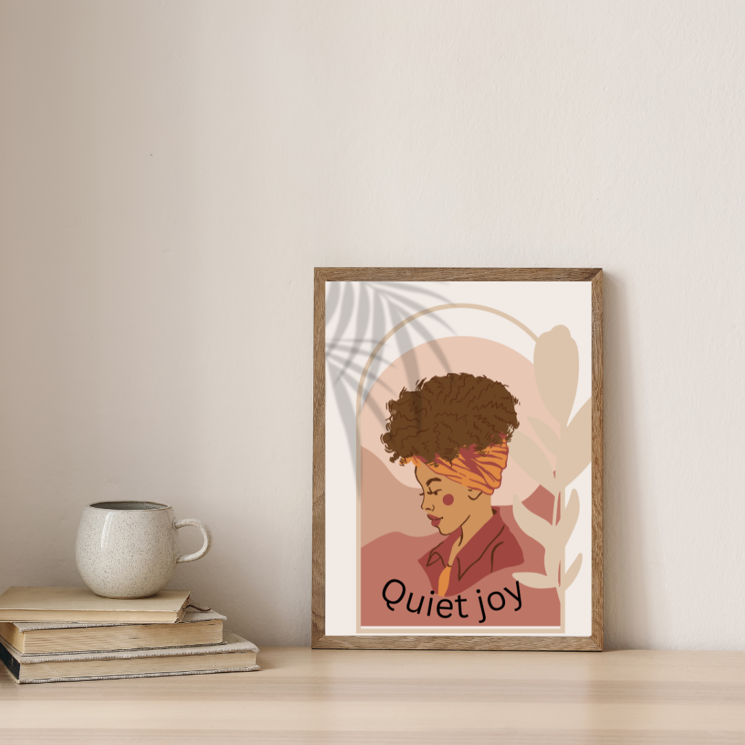 Quiet Joy – Framed Poster