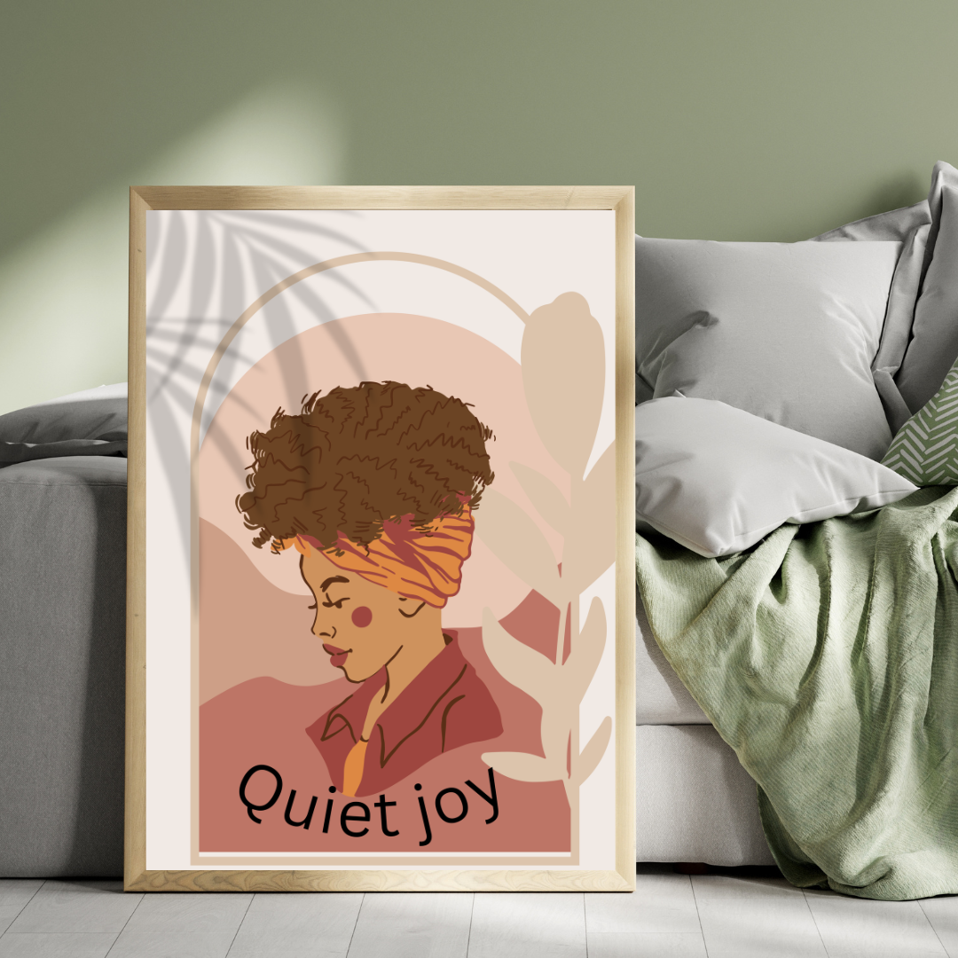 Quiet Joy – Framed Poster