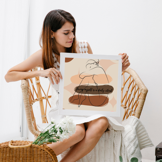 Self‑Love Ritual Print – Physical Wall Art Print